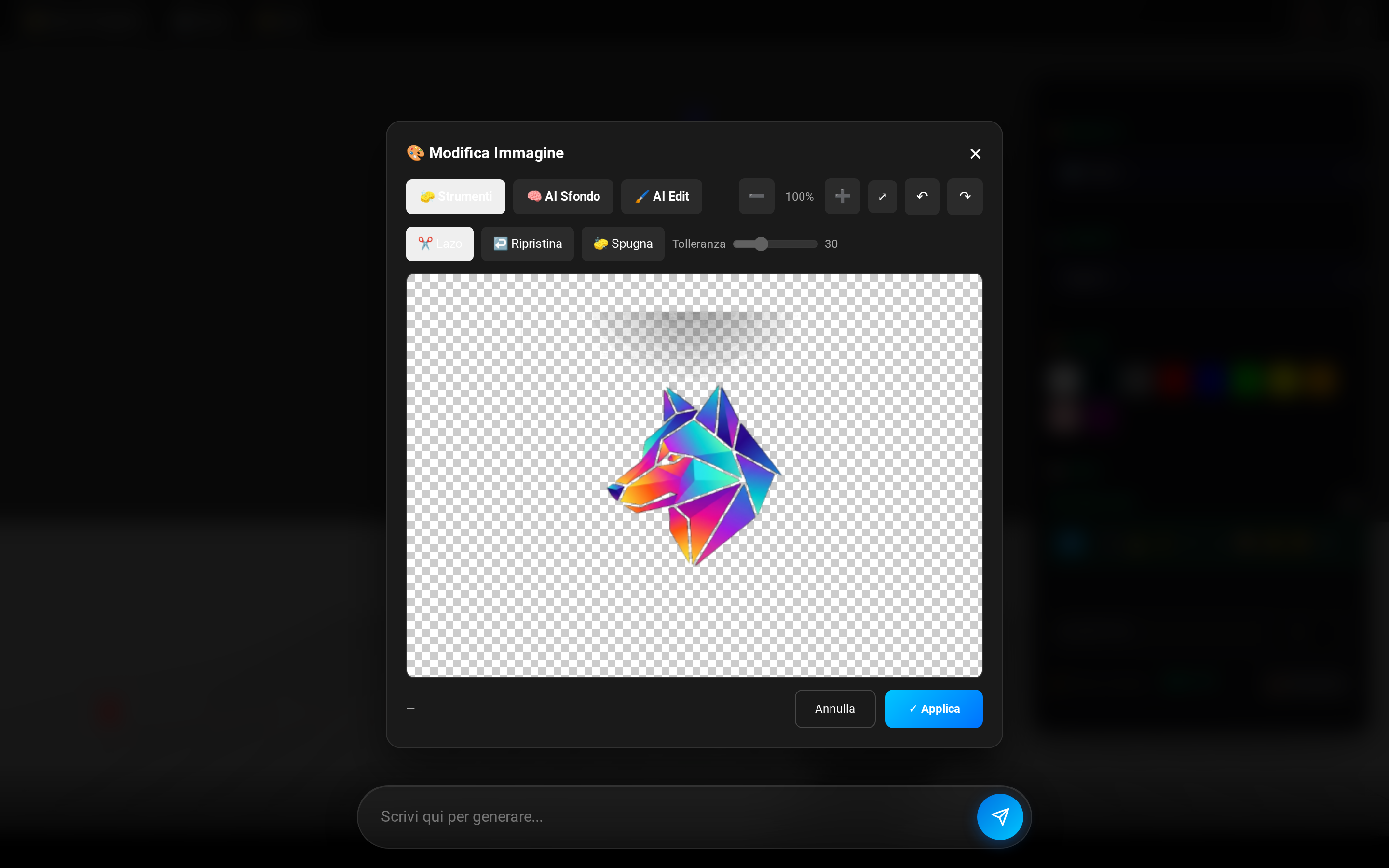 Editor Foto e Segmentazione SAM