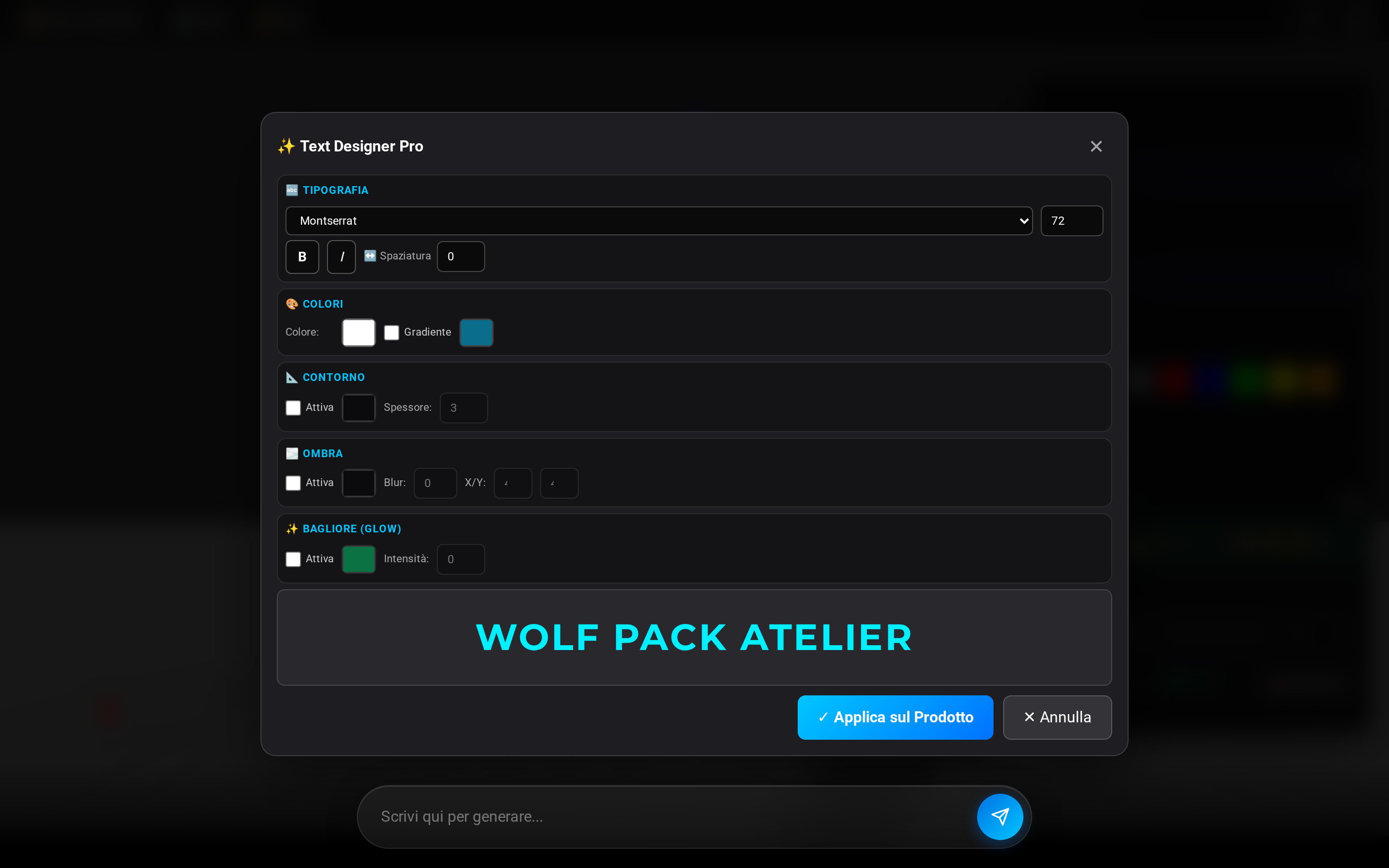 Text Designer Pro per scritte personalizzate